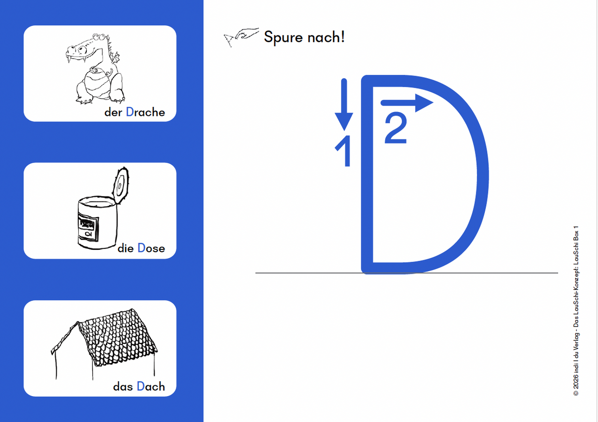 Individueller Schriftspracherwerb mit dem LauSchi-Konzept 1: Graphomotorik & Buchstaben