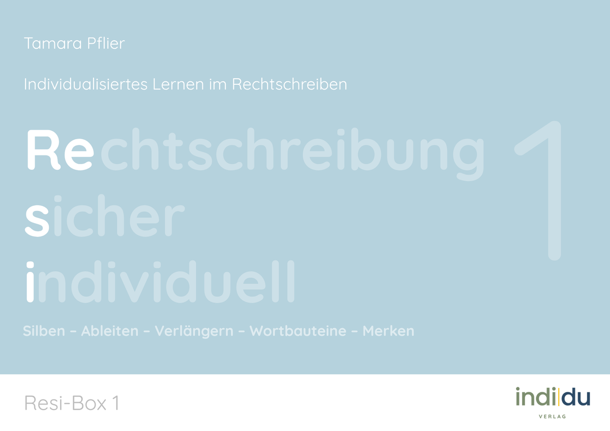 ReSi-Box – Rechtschreibung sicher und individuell, Cover